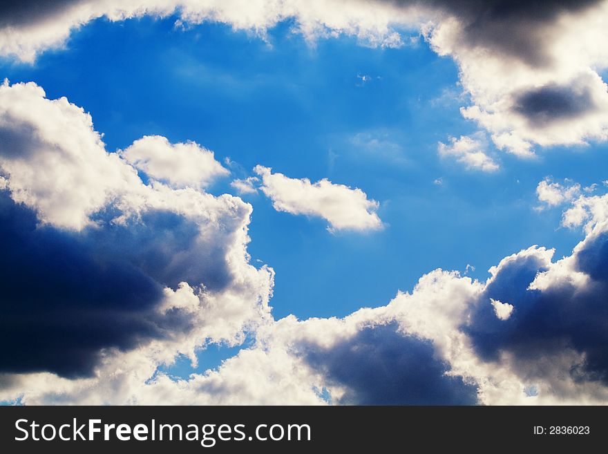 Blue Sky and Clouds