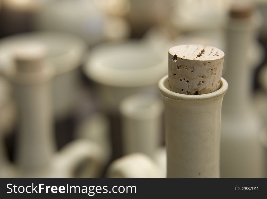 Ceramic Bottles With Cork