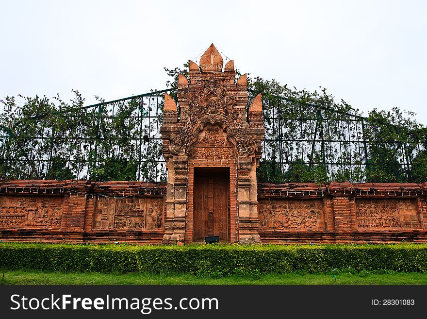 Details of the castle rock arch in the north of Thailand. Details of the castle rock arch in the north of Thailand.