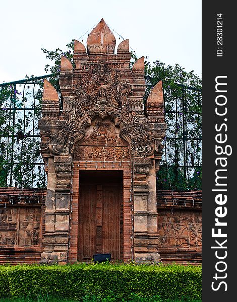 Details of the castle rock arch in the north of Thailand. Details of the castle rock arch in the north of Thailand.