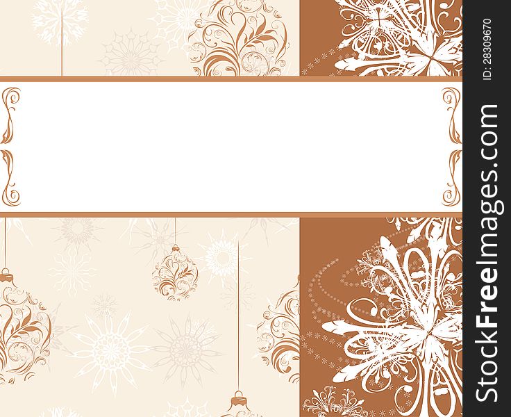 Christmas ornamental background