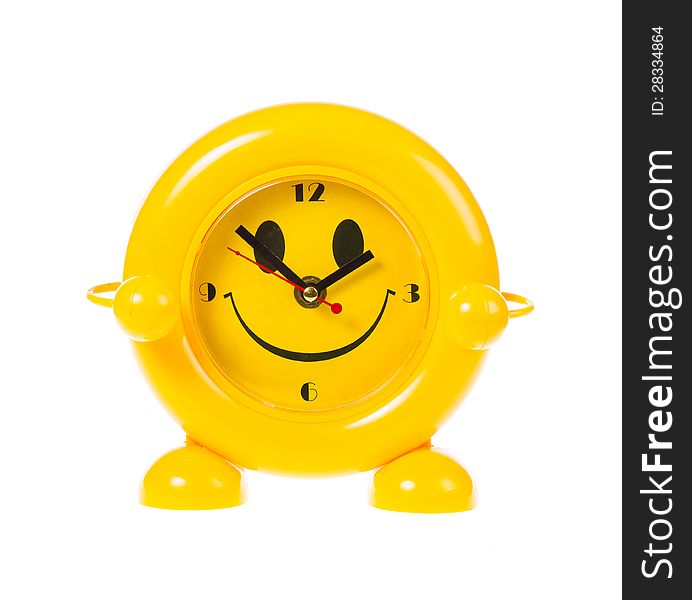 Happy face alarm clock