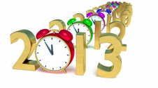 New Year 2013 Stock Photography