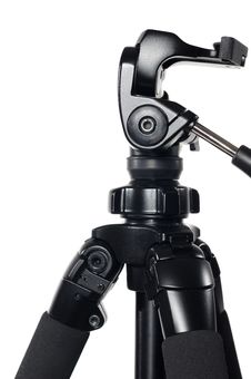 Camera Tripod On White Background Royalty Free Stock Photos Camera Tripod On White Background Royalty Free Stock Photos