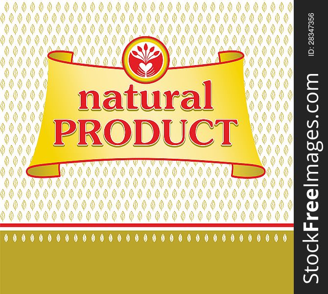 Illustration of natural products. This is file of EPS8 format.
