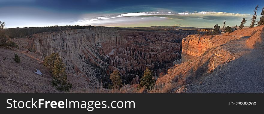 Bryce Canyon Panoramic View in Arizona