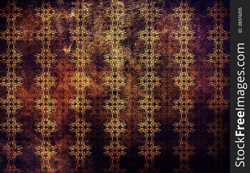 Illustration of purple puttern background, old vintage grunge texture. Illustration of purple puttern background, old vintage grunge texture.