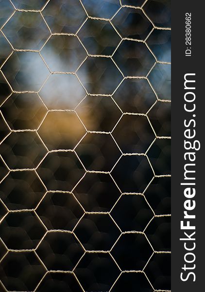 Mesh steel fence hexagon chain link galvanized