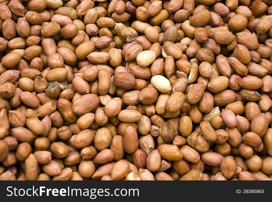 Pile Of Ground Peanuts