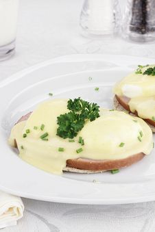 Egg Benedict And Ham Royalty Free Stock Photo Egg Benedict And Ham Royalty Free Stock Photo