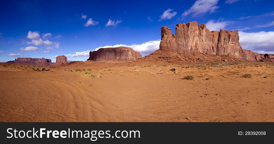 Monument Valley National Park in Arizona, USA. Monument Valley National Park in Arizona, USA