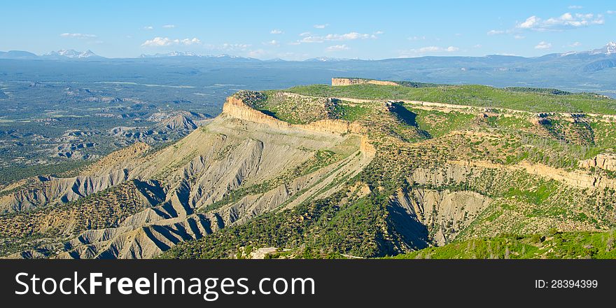 Irrigation System On Farm With San Juan Mountains In Background