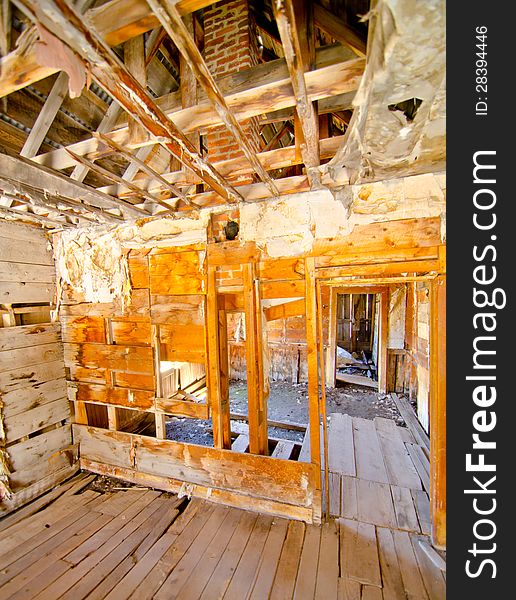 A Preserved House in Animas Forks, a ghost town in the San Juan Mountains in Colorado