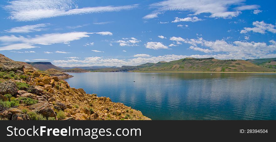 Blue Mesa Reservoir In The Curecanti National Recreation Area In Southern Colorado