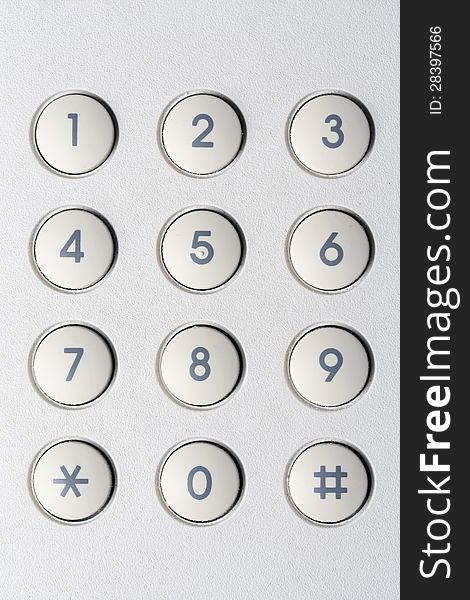 Background of securityl numeric pad. Background of securityl numeric pad
