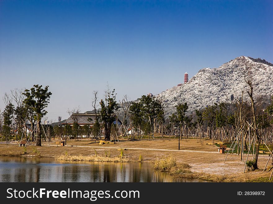 Xiang Lake after the snow