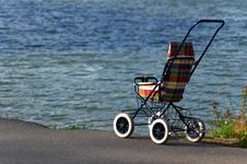 Baby Carriage Royalty Free Stock Images