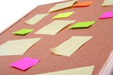 Board With Blank Papers Royalty Free Stock Images Board With Blank Papers Royalty Free Stock Images