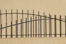 Metal Fence Royalty Free Stock Photo Metal Fence Royalty Free Stock Photo