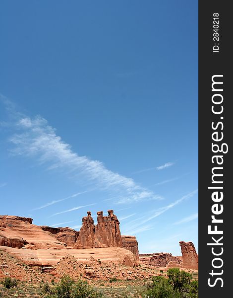 Canyon lands national park Arches