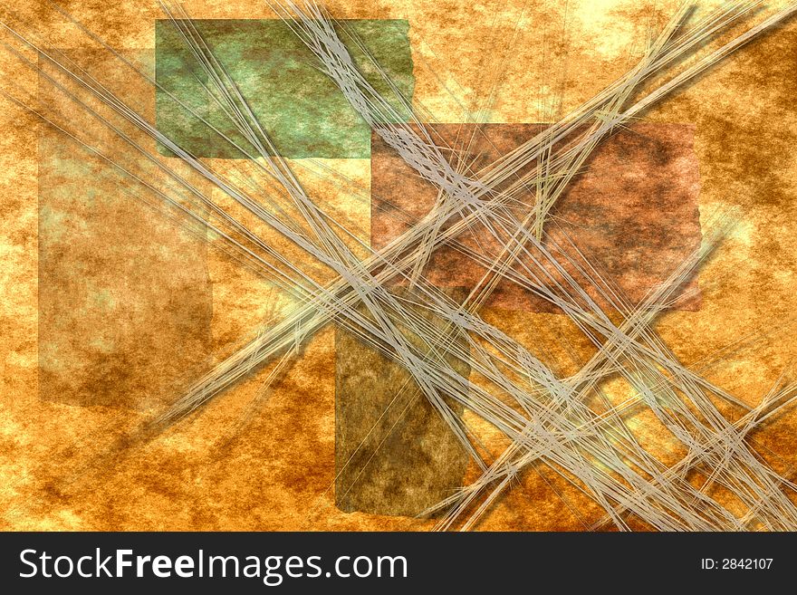 Rectangular Shapes are Featured in an Abstract Grunge Illustration. Rectangular Shapes are Featured in an Abstract Grunge Illustration.