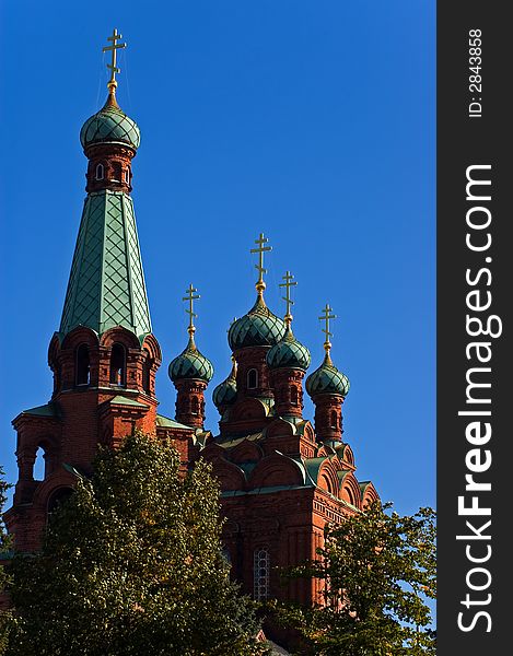 The domes of an orthodox church