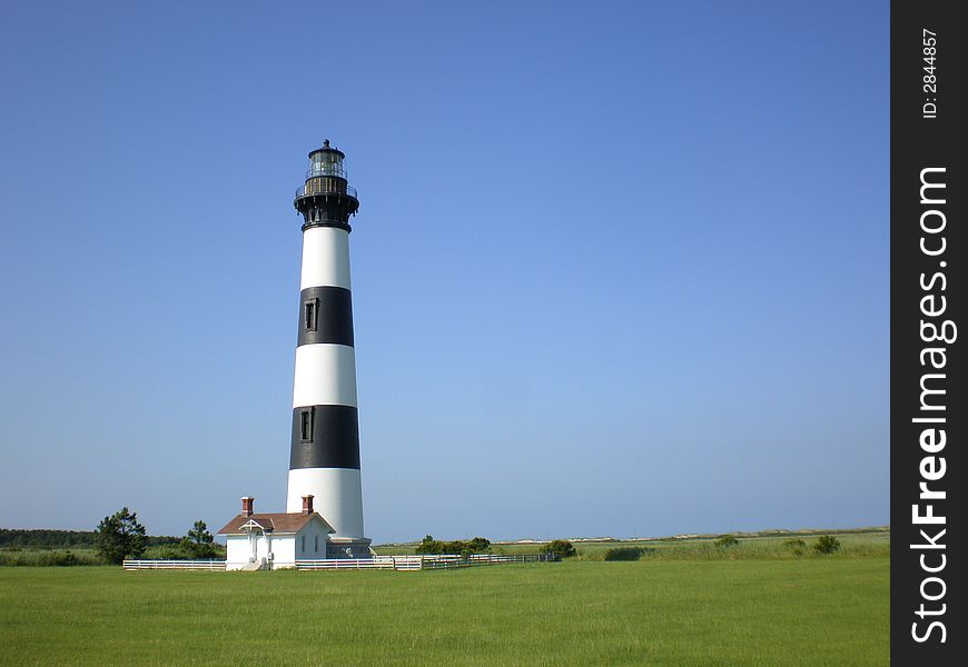 Historic Bodie Lighthouse located on the Outer Banks of North Carolina. Historic Bodie Lighthouse located on the Outer Banks of North Carolina.