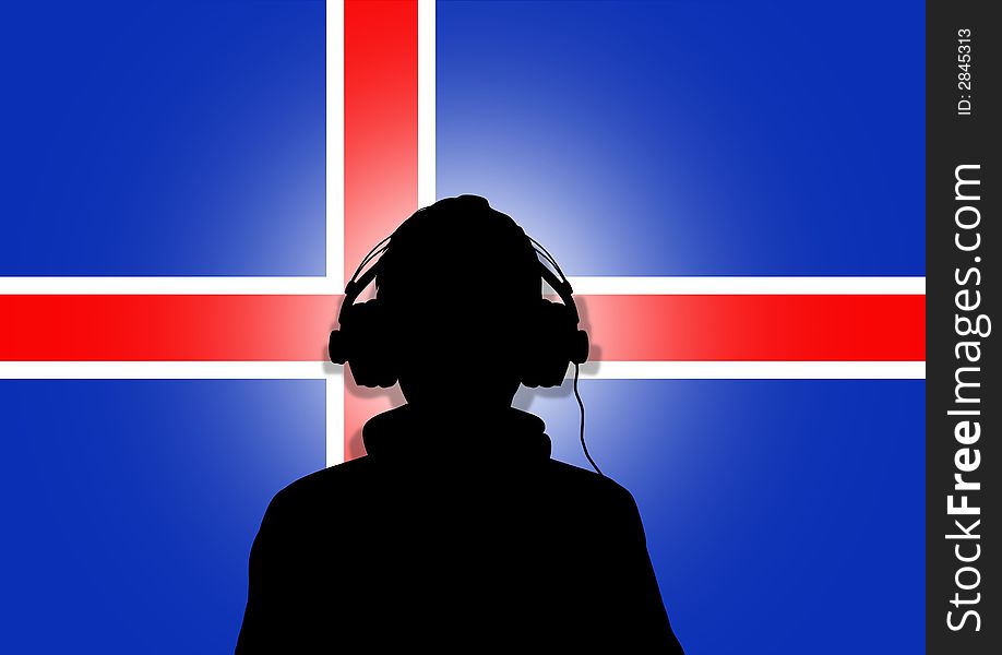 Illustration of a person wearing headphones in-front of the flag of Iceland.
uses:
Music related
Interpretation
Learning the language. Illustration of a person wearing headphones in-front of the flag of Iceland.
uses:
Music related
Interpretation
Learning the language