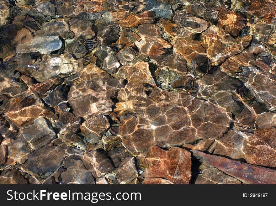 Close-up of clear water from a lake. Close-up of clear water from a lake