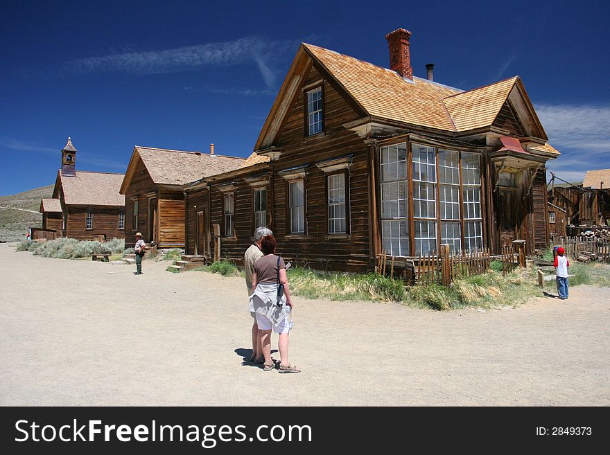 Buildings in old Ghost Town, Bodie