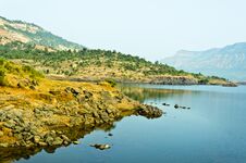 Hillside Lake Royalty Free Stock Image Hillside Lake Royalty Free Stock Image