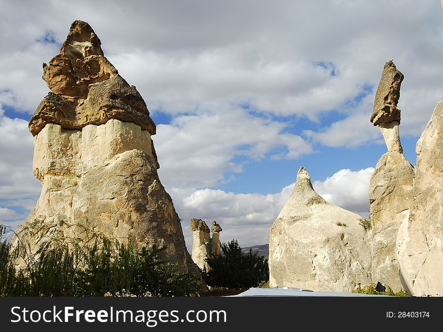 The speciel stone formation of cappadocia