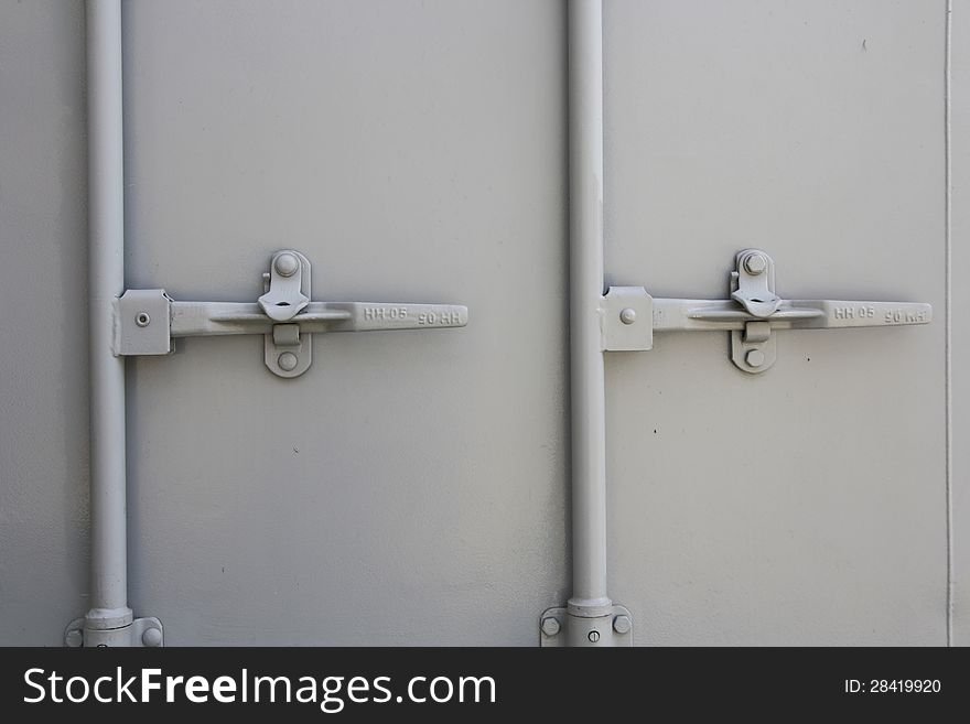 Double Door handle lock the steel door