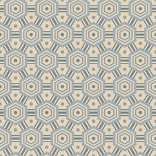 Seamless Pattern With Hexagons, In Retro Colors Stock Photo Seamless Pattern With Hexagons, In Retro Colors Stock Photo