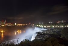 American Falls And Niagara Falls City In Canada Stock Photography American Falls And Niagara Falls City In Canada Stock Photography
