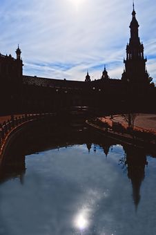 Spain Square In Seville Royalty Free Stock Image Spain Square In Seville Royalty Free Stock Image