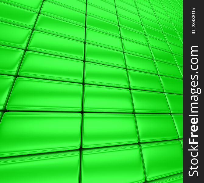 Green bars - abstract 3d background