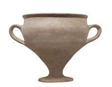 Ancient Egyptian Pottery Isolated Stock Image Ancient Egyptian Pottery Isolated Stock Image