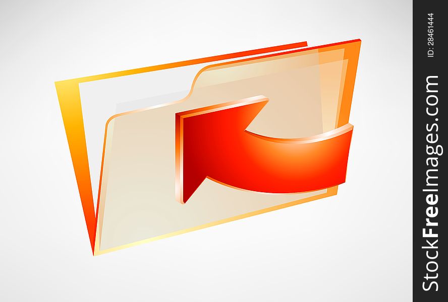 Orange Folder