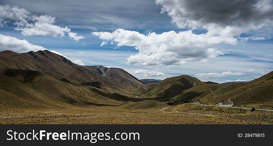 View from lookout in Lindi pass New Zealand. View from lookout in Lindi pass New Zealand.