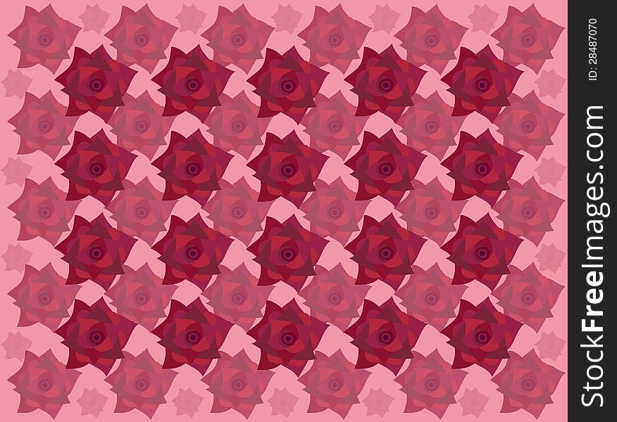 Pattern From Roses