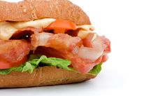 Ciabatta Bacon Sandwich Royalty Free Stock Image Ciabatta Bacon Sandwich Royalty Free Stock Image