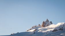 Ski Resort French Alps Royalty Free Stock Photos