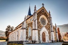 Church In French Alps, Saint-Jorioz Royalty Free Stock Photos Church In French Alps, Saint-Jorioz Royalty Free Stock Photos