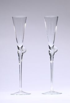 Champagne Glasses Empty Royalty Free Stock Photos Champagne Glasses Empty Royalty Free Stock Photos