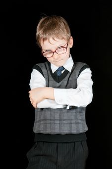Young Boy In Suit Stock Images