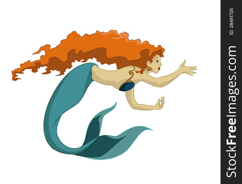 This is image of sea mermaid