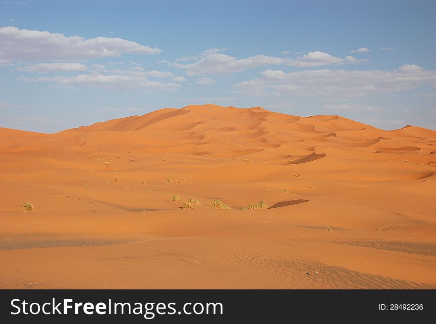 Sand Dunes of Erg Chebbi in the Sahara Desert, Morocco