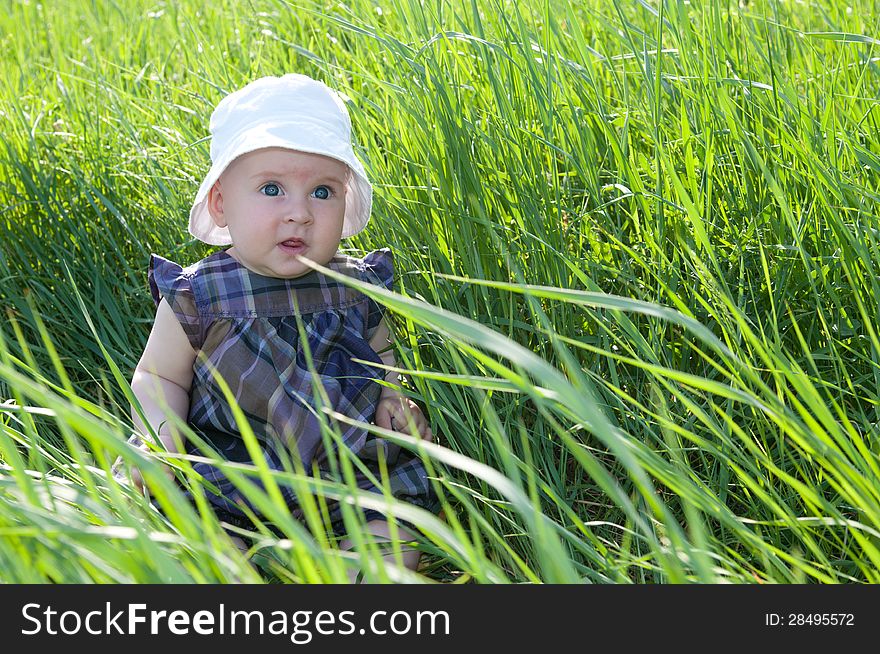 Child On Grass