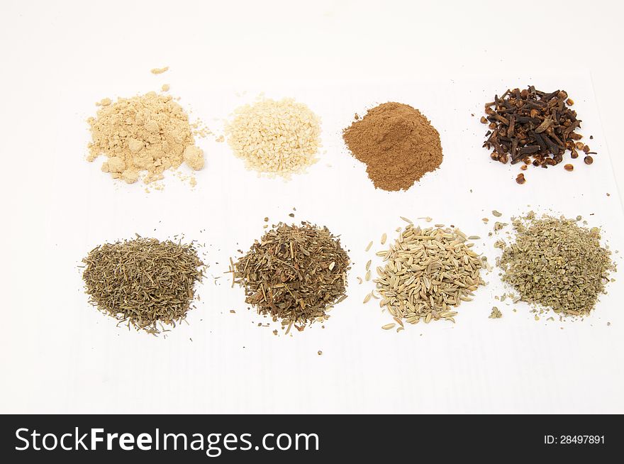 Set of fragrant spices for cooking. Set of fragrant spices for cooking